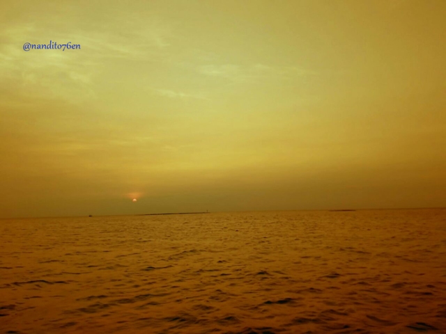 sunset Di Pulau Tidung